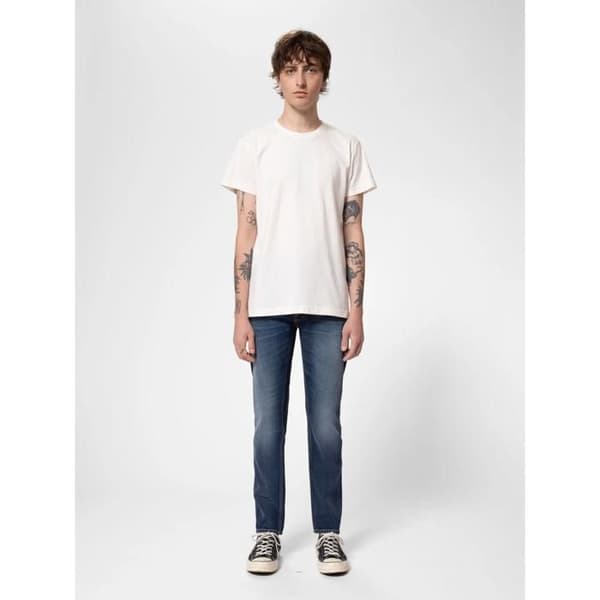 Jeans Nudie Jeans Lean Dean - hav hav 29/32