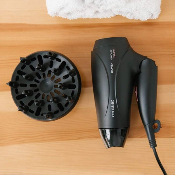 Cecotec Bamba IoniCare 5450 Power&Go Pro Fire Compact Ionic Hårtork - 2400W - Jonteknologi