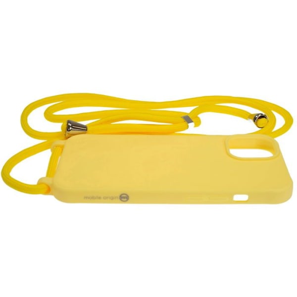 Mobil ursprung Lanyard-fodral Gult iPhone 14