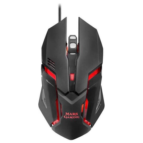 Mars Gaming MCPRGB2FR - Combo RGB-tangentbord+mus+XXL musmatta+headset - franska