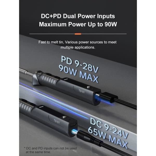 Lödpenna - MINIWARE TS101 - 65 W - 50-400 °C - USB-C PD