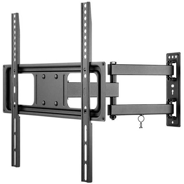 Goobay Full Motion Wall Mount M vridbart och lutande väggfäste för TV-apparater från 32' till 55' (81-140 cm) - Vit Svart
