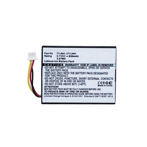 Batteri - MICRO BATTERY - Dell PERC H710, PE - Li-ion 830mAh - 3.7V - Svart