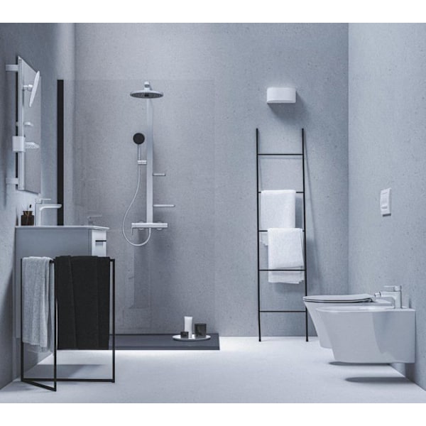 Robinetterie de salle de bain Ideal standard - BD716SI - Cerafine O, Enkeltapsblandare för bidé, Silver