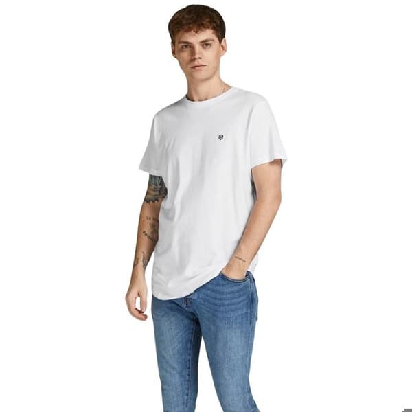 T-shirt Jack & Jones Brody (x5) - vit vit M