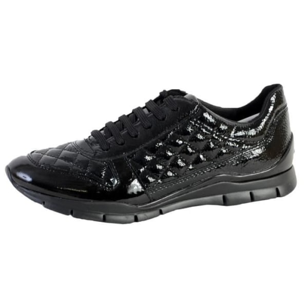 Geox sneakers - Dam - D Sukie D - Brilliant black - Snörning - Exceptionell komfort Strålande svart 36