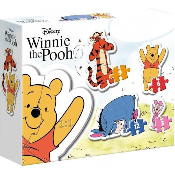 Nalle Puh Pussel - Clementoni - Mindre än 100 bitar - Flerfärgad - Barn Flerfärgad