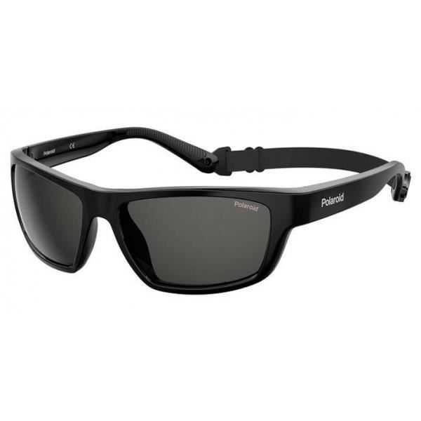 Solglasögon - POLAROID - PLD 7037/S - Wayfarer - Sport - Unisex Svart