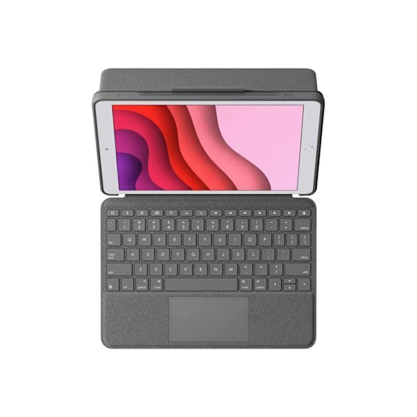 Clavier Combo Touch - Logitech - iPad 7e gen - QWERTZ - Grafit - Trådlös