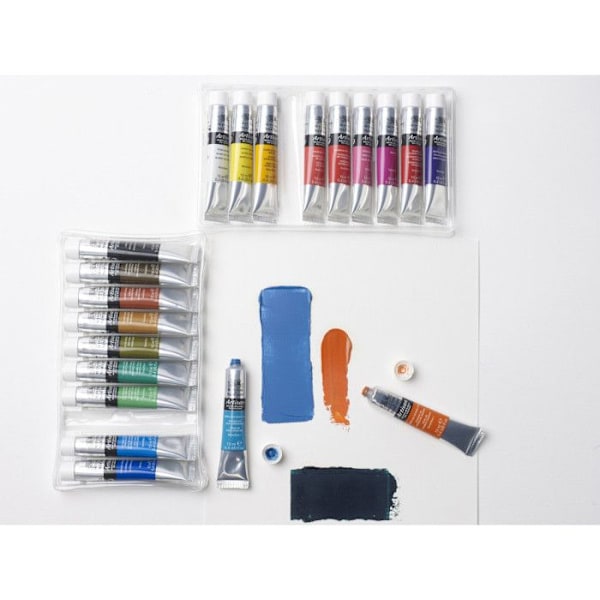 Initiation Artisan oljefärgset 20 tuber med 12ml Winsor och Newton Blandade 20 oljefärger på 12 ml var