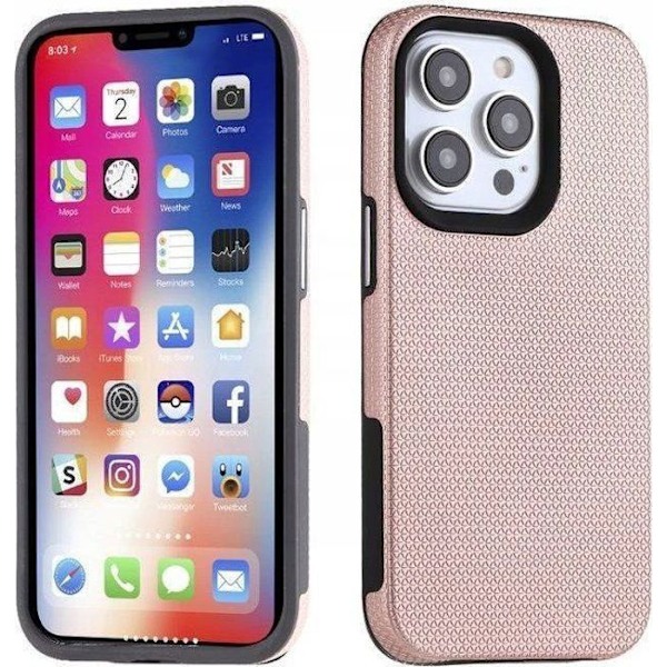 Extern batteri - power bank för telefon Maxximus MX PRESTIGE IPHONE 13 (6.1) ROSA SAND / ROSA PULVER