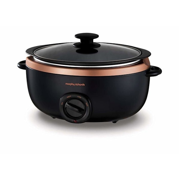 Gryta - Morphy Richardards 461016EE Sear - Stew Slowcooker 6,5 L Rose Gold Aluminium