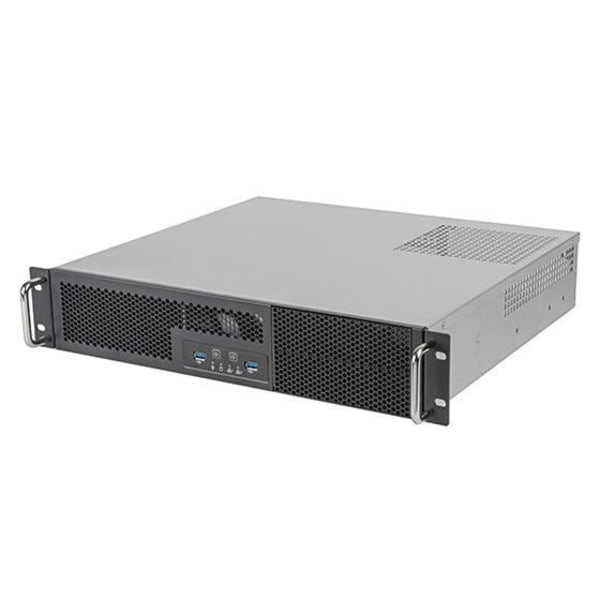 SilverStone SST-RM23-502-MINI - Gehäuse Server rack mount, 2U, Micro-ATX - svart