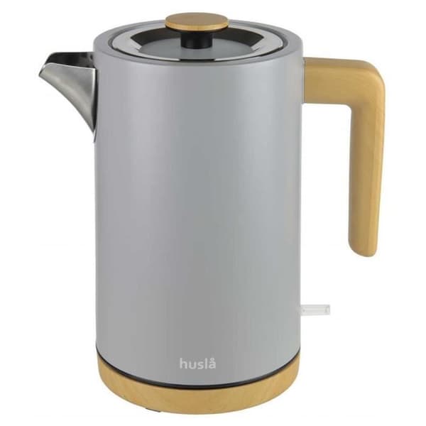 Elkittel - KING HOFF - HUSLA 1,5L - 2000W - Grå - Rotationsbas - Vattennivåindikator