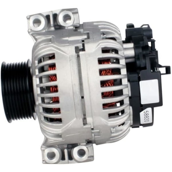 Generator - HELLA - 8EL 012 584-161 - 100A - 8 spår - Kuggremsskiva