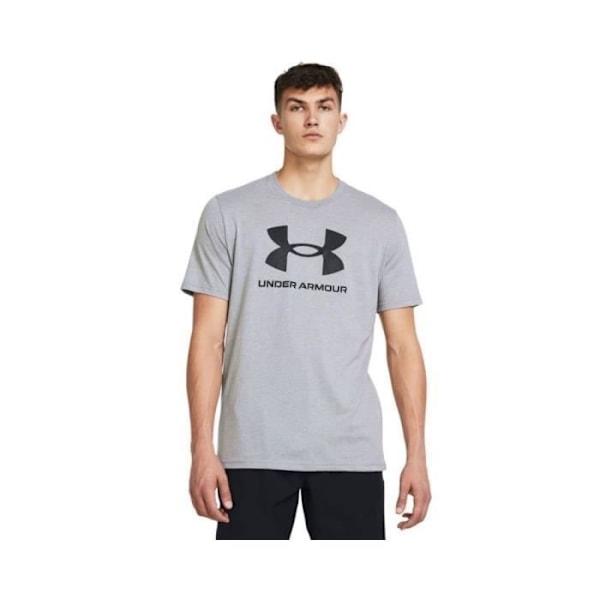 Skjorta - UNDER ARMOUR - 1382911035 - Grå - Åtsittande - Korta ärmar - Skjortkrage Grå jag