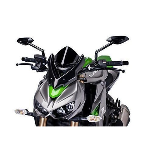 Puig vindruta för Kawasaki Z1000 2014 svart storlek M - 7011N