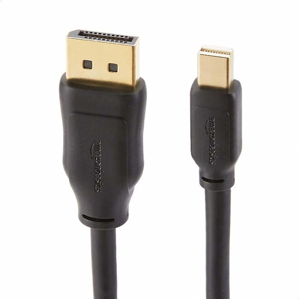 Kabel - nätverksadapter - telefoni Basics - HL-007271 - Mini DisplayPort till DisplayPort - 1,8 meter, Svart