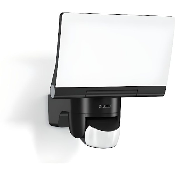 STEINEL - Utomhusstrålkastare med sensor - XLED Home 2 S - 13,7W 3000K IP44 - Svart Svart