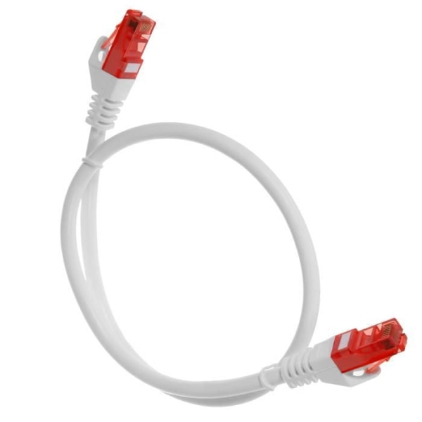 Patchkabel RJ45 Cat6 UTP Ethernet 0,5m vit Maclean MCTV-300 W
