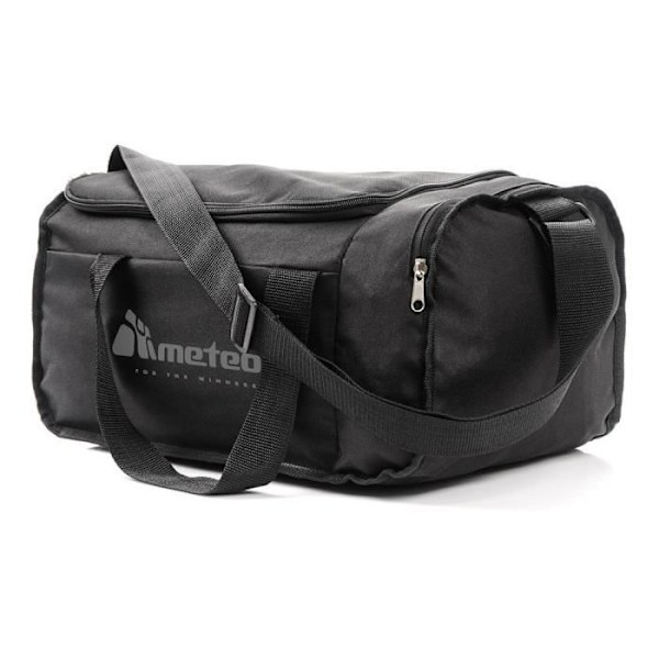 meteor Sportväska Fitness NEPR 20 L - Svart - för Dam Herr Barn Flickor - Väska Resebagage Duffel Modern Fitness Svart