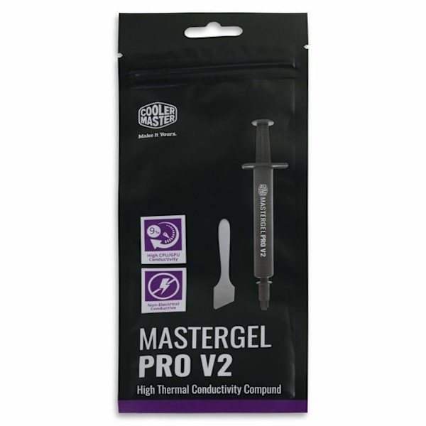 Termisk Pasta - Cooler Master - MasterGel Pro V2 - Lätt att applicera - Förbättrad värmeavledning