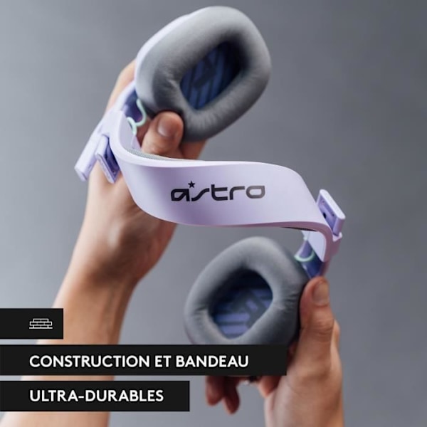 ASTRO A10 Wired Gaming Headset - 2:a generationen med mikrofon - Lila