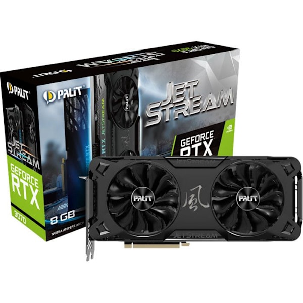 Karta Palit GeForce RTX 3070 JetStream 8GB GDDR6 (NE63070019P2-1040J)