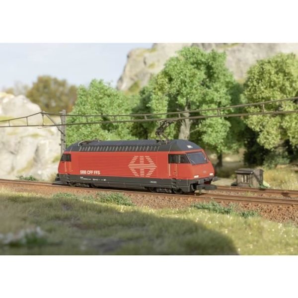 SBB Z Re 460 ellok - MÄRKLIN - Vit - Unisex - Interiör - Röd - 14 år Röd