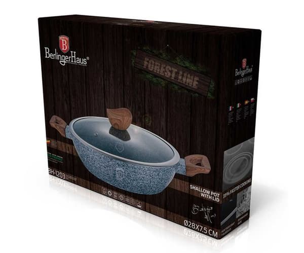 Marmiteplatta - BERLINGER HAUS - BH-1203 - 28 cm - Granit Stone Touch - Non-stick