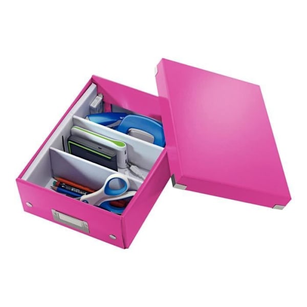 Leitz Click & Store WOW Small - Arkivlåda - rosa