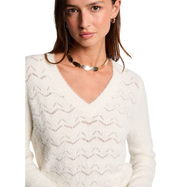 Pull Ivoire Dam Morgan Duveuteuse beige jag