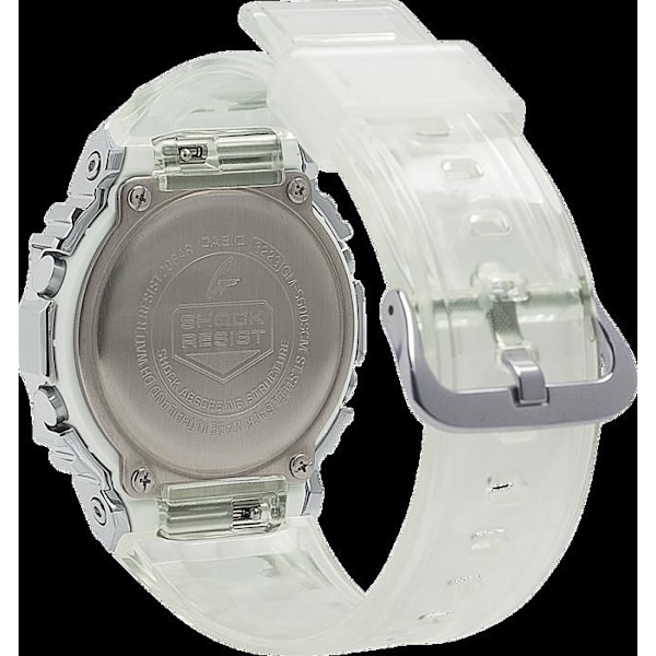 CASIO GM-5600SCM-1ER Digitalklocka för män - Kvarts - Plast - Genomskinlig Genomskinlig