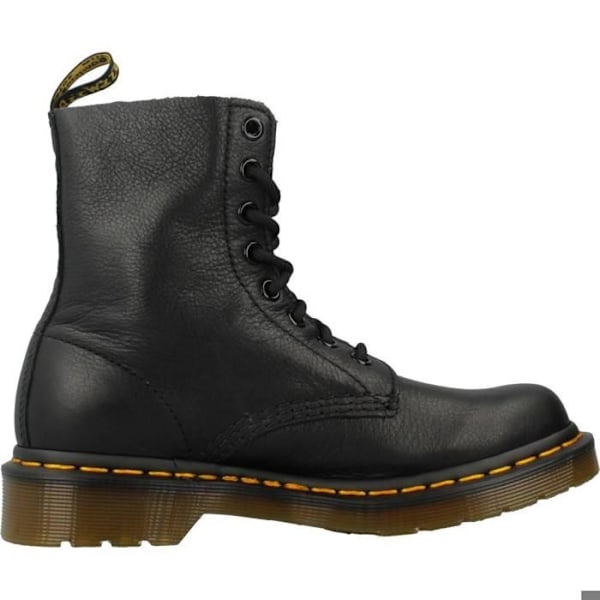 Dr. Martens 1460 Pascal Virginia Läderstövlar - Dam - Svart - Gula sömmar - Luftkuddesula Svart gul 36