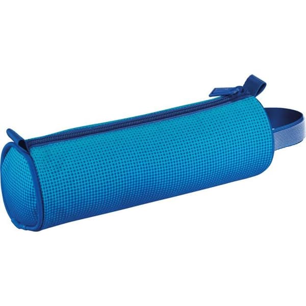 Trousse - MAPED - Kidy Learn Concentration - 22.5cm x 7.5cm - Robust Stängning - Avkopplande Tyg Blå