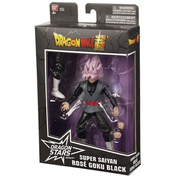 Goku Black Super Saiyan Rosé ledad figur - Dragon Ball - BANDAI Flerfärgad