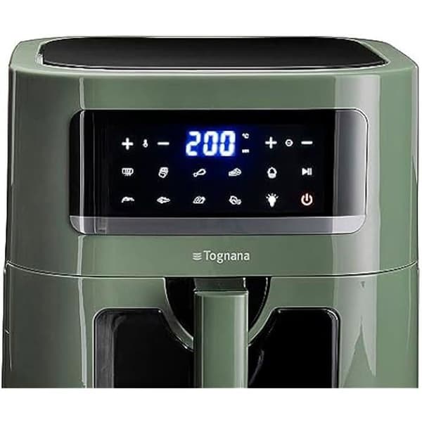 Luftfritös - TOGNANA - Iridea - 7 L - Variabel temperatur - 1800 W Grön