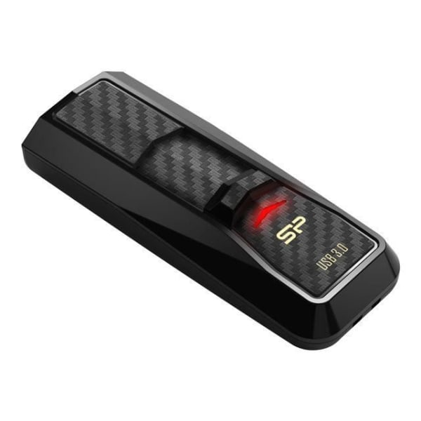 USB-nyckel - SILICON POWER B50 - 64 GB - Svart - Kolfiber