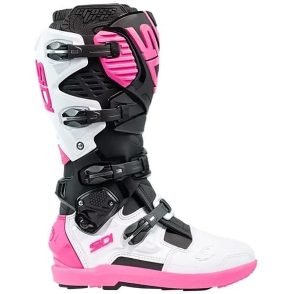 Sidi Crossfire 3 SRS motocross stövlar - vit/rosa vit/rosa 43