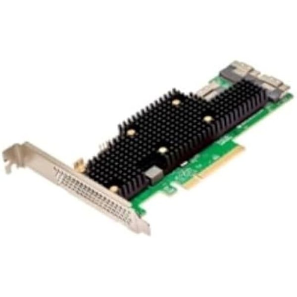 Lagringskontroll - BROADCOM - BCM HBA 9600-24i - SAS/SATA/NVMe - PCIe - Svart