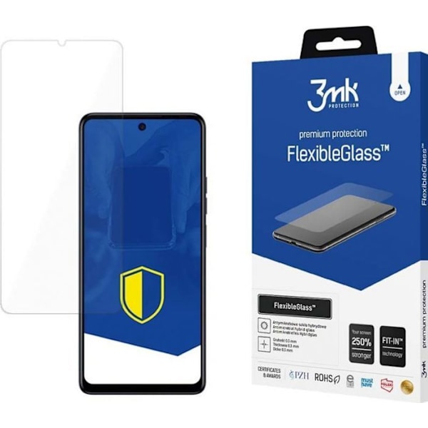 Vitre - skärm för pekskärm 3mk Hybridglas FlexibleGlass pro Tecno Spark 10