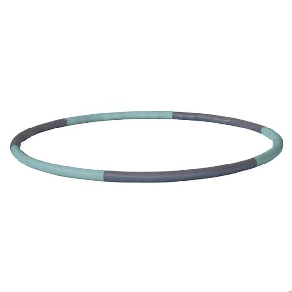 Hula Hoop fitnessring med massagevågor - grå/ljusblå Himmelsblå grå