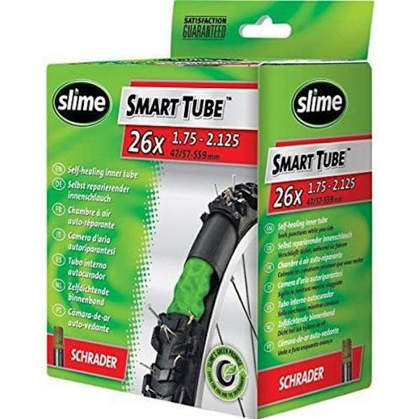 Slime Schrader cykel punkteringssäker innerslang 26 x 1,75/2,125