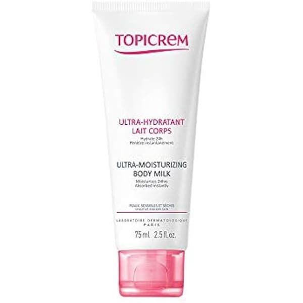 Lait Corps - TOPICREM - Ultra-Hydratiserande - 75 ml - Torra Hudar - Intensiv Hydrering