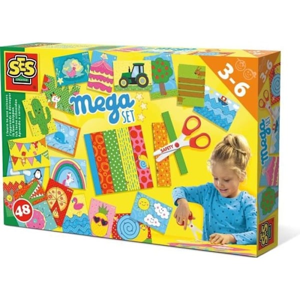 SES CREATIVE Jag lär mig klippa - mega kit