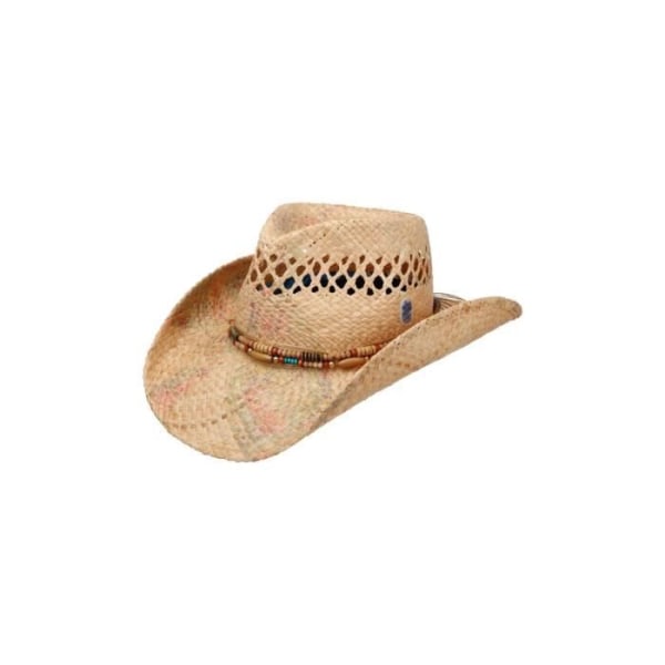 Cowboy Western Raffia Natural Straw Hat - Stetson Sugrör S