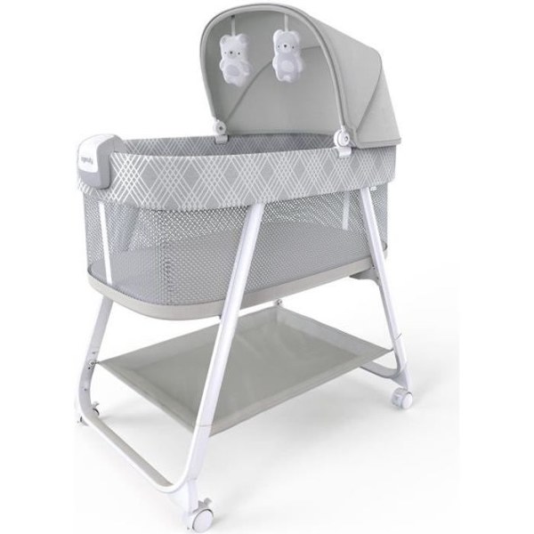Lullanight™ Ingenuity™ Cradle - Gem™ - Grå - 40 x 80 cm - Nattlampa - Enkel förvaring
