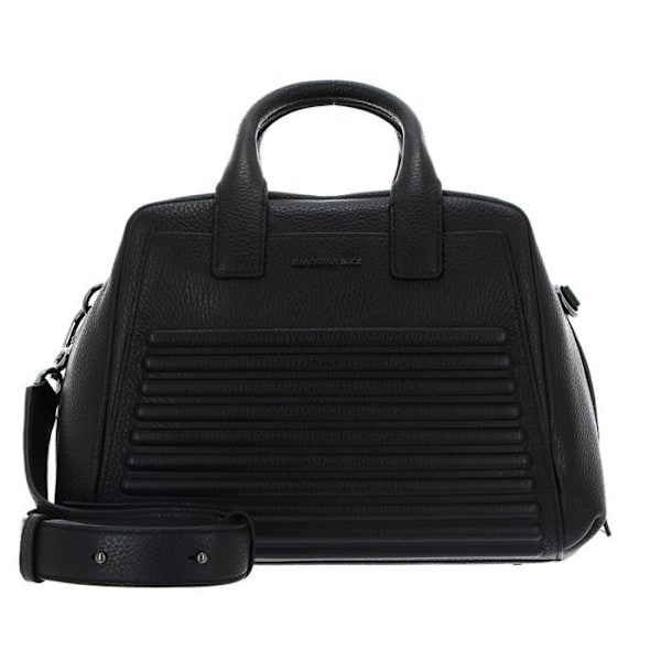 Handväska - MANDARINA DUCK - I-Con Tote M - Kalvläder - Svart - Avtagbar axelrem svart