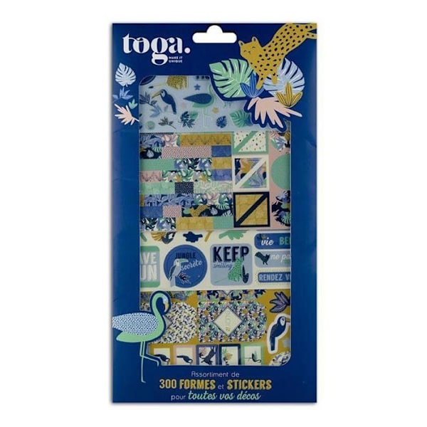 Scrapbooking-kit - Toga - Jungle Vibes - 300 st - Flerfärgad - Blandet Flerfärgad