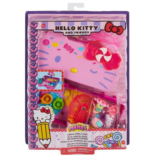 Hello Kitty Carnival & Surprise Accessories Box - MATTEL - Minidocka - Från 4 år - Blandat